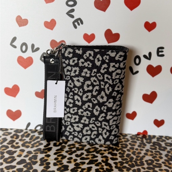 Brahmin Adia Charcoal Brahmin Luxe Leisure NWT leopard animal print - Picture 6 of 8